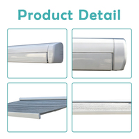 Auvent de camping-car en alliage d'aluminium motorisé sans pieds, rétractable, 480GSM PVC, plusieurs tailles disponibles pour camping-car, caravane, auvent latéral JDA