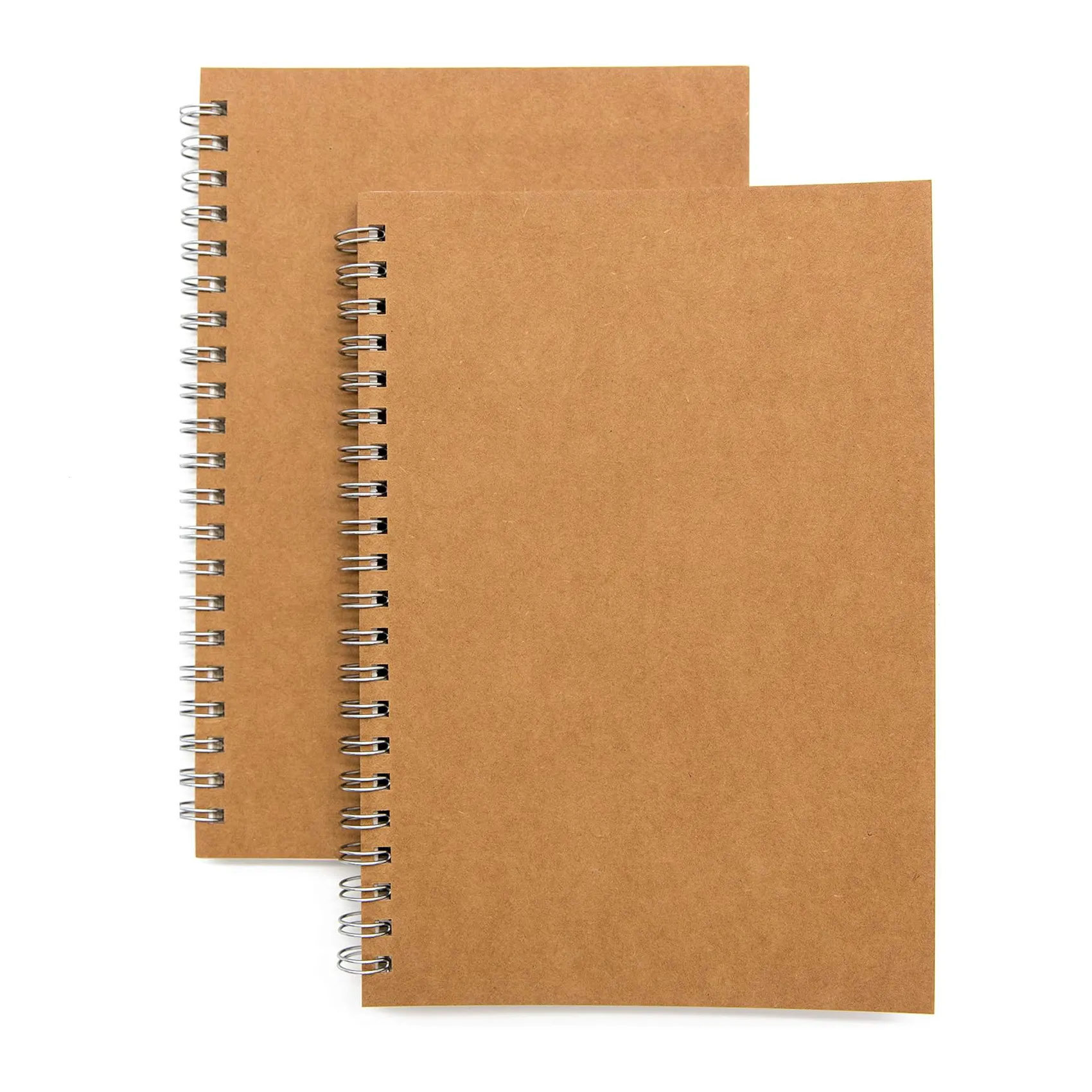 Groothandel Magazine Blanco Schetsboek Dagboek Notebook Planner Zachte Omslag Spiraal Bruin Papier Notitieblok