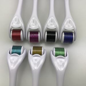 Vente en gros d'usine Hommes Femmes 0.5mm 1.0mm Cheveux Barbe Repousse Rides Enlèvement des cicatrices Soins de la peau 540 Rouleau de peau Derma Rouleau de massage - Product Image 4