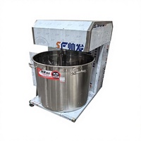 Mixer Pengisi Otomatis Komersial Bahan Stainless Steel Kapasitas 50kg/jam Wadah Pengaduk 20kg untuk Daging, Sayuran, Roti/Pangsit
