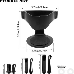 Portavasos Universal para Auto, Portavasos para Rejilla de Ventilación de Aire Acondicionado, Accesorios Automotrices, Porta Bebidas - Product Image 4
