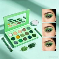 Palette de maquillage minéral Lilywild tendance 2026 : Poudre illuminatrice scintillante, lumineuse, satinée, waterproof, multicolore pour usage quotidien