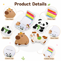 OEM Blocs-notes adhésifs en forme d'animaux, pages colorées, couvertures personnalisées, cadeaux de papeterie, usine de blocs-notes adhésifs en forme de motifs.
