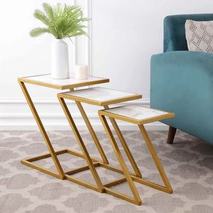 Table basse de roche faite à la main de luxe de qualité supérieure décorative mobile pour les meubles de salle à manger de salon de petits appartements de maison d'hôtel - Product Image 1