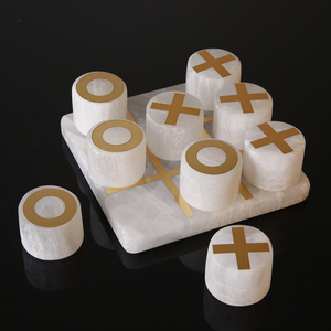 Carré de luxe Échiquier Or X et O Décoratif Longeron <span class=keywords><strong>Jeu</strong></span> D'échecs Pièces <span class=keywords><strong>Tic</strong></span> <span class=keywords><strong>Tac</strong></span> Toe <span class=keywords><strong>Jeu</strong></span> - Product Image 2