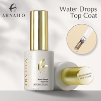 HEMA TPO Free 3D Water Drop Top Coat 15ml Long Lasting Transparent UV LED Soak Off Gel French Nail Art Salon Wholesale Artist