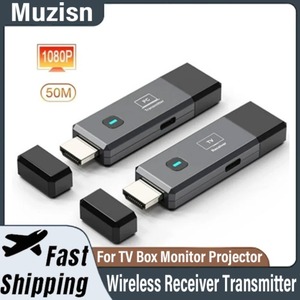 Transmisor y Receptor Inalámbrico de Plástico de 5.8G y 50M para Extensor de Video y Audio, Adaptador de Pantalla, <span class=keywords><strong>TV</strong></span> Box, Monitor, Proyector - Product Image 1