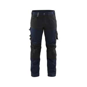 BLAKLADER - 179918608699C50 Craftsman <b>trousers</b> with <b>stretch</b> Dark navy/<b>Black</b> - EAN 7330509862254 <b>WORK</b> <b>TROUSERS</b> - Product Image 1