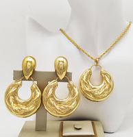 GDJWRI ZP10 Ensemble de luxe en cuivre africain plaqué or 24 carats, or véritable, bijoux personnalisés 18 carats de Dubaï, vente en gros