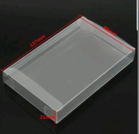 Coque de protection transparente, 11.7x77x20MM, pour Nintendo N64, chariot de jeu