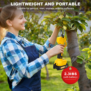Sécateur électrique à <span class=keywords><strong>batterie</strong></span> lithium 18V pour <span class=keywords><strong>Makita</strong></span>, sécateur d'arbres et coupe-branches, cisailles électriques pour le jardinage - Product Image 4