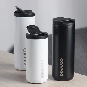 Hot Sale Double Wall 400Ml 550Ml Vacuum Flask Stainless Steel Tumbler Keep Hot Ice Portable Insulated Coffee Travel Mug