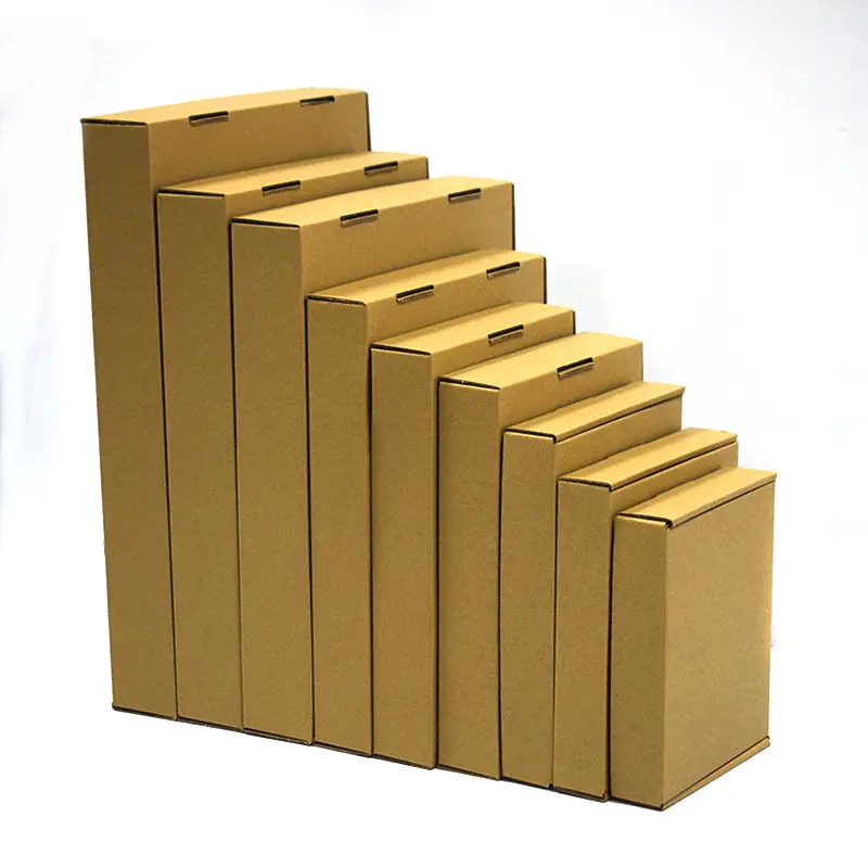 Aircraft corrugated express aircraft box extra hard cowhide kraft paper board packaging boxes kraft paper