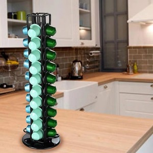 Soporte de cápsula de café de metal <span class=keywords><strong>Nespresso</strong></span> giratorio plegable de metal para encimera para exhibición de <span class=keywords><strong>cápsulas</strong></span> de café - Product Image 5