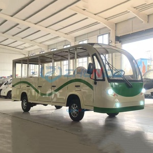 Autobús Eléctrico Clásico de 14 Plazas y 4 Ruedas de 72V, Autobús Turístico Eléctrico de Bajo Consumo, Ecológico - Product Image 5