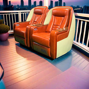 Elektrische Relax-Sofas für Zuhause Luxuriöse Heimkino-Bestuhlung Wohnzimmer Ecksofa Elektrischer Relaxsessel Leder-Theatersessel - Product Image 2