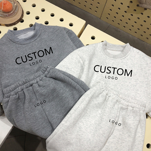 ชุดเด็กผู้ชายขายดี เสื้อผ้าเด็ก 100% ผ้าฝ้าย เสื้อฟลีซ ชุดสองชิ้น - Product Image 2