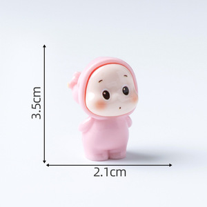 Lan Tong – poupée en résine mignonne, jouet en peluche, étoile à câliner, ornement de bureau de voiture, petite décoration, cadeau pour enfants et adultes - Product Image 5