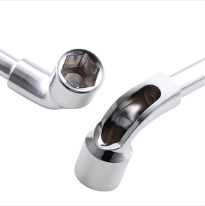 ประแจซ็อกเก็ตรูปตัว L ขนาด 6-24 มม. ประแจปลอกแบบเจาะรู ใช้ซ่อมรถยนต์ - Product Image 4