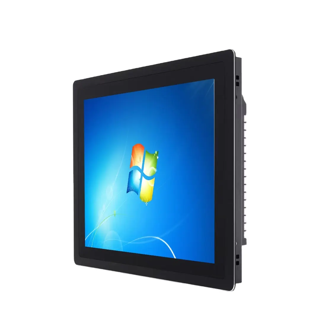 open frame aluminum case 4:3 Square 15 inch embedded industrial computer with PCAP touch screen Skylake i3/i5/i7 for kiosk ATM