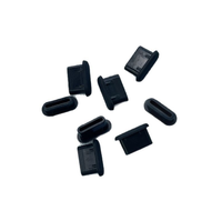 Bouchon anti-poussière pour téléphone Type-C, connecteur femelle pour port de charge, couvercle en silicone pour trou, bouchon anti-poussière noir, blanc, transparent