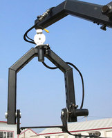 Grue de caméra télescopique motorisée pour tournage de films, bras en X de 5,5 m, tête panoramique inclinable de type U, capacité de charge de 15 kg, caméras 7 pouces