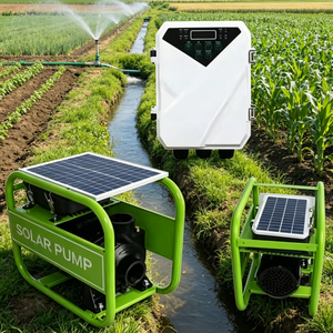 Système de pompe à eau solaire hybride 3 CV adapté - Product Image 1