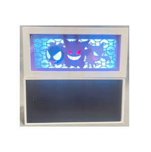 Lampe de table rechargeable à thème <span class=keywords><strong>Anime</strong></span> et jeux vidéo (POKE), avec découpe papier artisanale, boîte lumineuse LED à 16 couleurs changeantes, cadeau vintage pour la Fête des Pères - Product Image 1