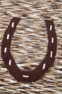 <strong>Women</strong> Western Horseshoe Jacquard Knit Sleeveless <strong>Vest</strong> Shirts Crew Neck Tank <strong>Top</strong> Cowgirl Casual Layering Waistcoat for US <strong>UK</strong> AU - Product Image 4