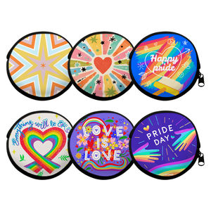 Monedero de Neopreno con Cierre, Resistente, para Sublimación, Imprimible por una Cara, Redondo y Pequeño, para Diseños Personalizados - Product Image 3