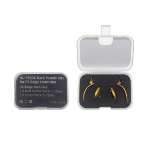 Boutons arrière de remplacement métalliques de palettes en métal brillant pour contrôleur de jeu sans fil <span class=keywords><strong>PS5</strong></span> <span class=keywords><strong>Edge</strong></span> - Product Image 3