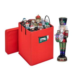 Custom Logo <b>Christmas</b> <b>Nutcracker</b> and Figurine Storage Box Ornaments Organizer Dividers Bins - Product Image 1