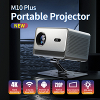 Mini projecteur portable M10 Plus Android 11 2.4G/5G WIFI 720p Projecteurs de cinéma maison intelligents Vidéo 4k 200 Lumens Proyector