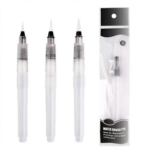 BOMEIJIA Juego de 3/6 Pinceles de Acuarela con Pelo de Nailon para Estudiantes, Dibujo y Pintura en Interiores/Exteriores, Suministros - Product Image 1