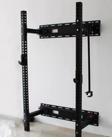 Rack de puissance pliable OEM d'usine avec banc rack de squat mural pliant