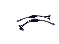 Steckverbinder Push-Pull EEG-Buchsen FGG-Steckverbinder 1B 8-polig Kabelbaum Kundenspezifische Kabelkonfektion 1B 2B 3B 4B Serie Messingkontakte