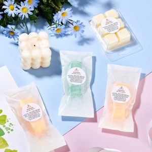 Emballages écologiques pour barres de cire, sacs en papier ciré, bougies artisanales, cire fondue, enveloppes en papier vélin avec bande adhésive - Product Image 3
