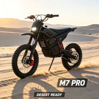 M7 PRO 5000W Moto électrique tout-terrain à moteur central 60V 27Ah 200Nm de couple 70KM/H