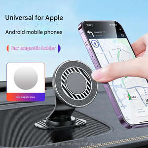 Support de tableau de bord de voiture magnétique à rotation flexible accessoires de montage de téléphone portable en métal <span class=keywords><strong>stable</strong></span> - Product Image 5