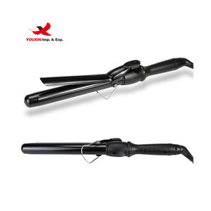 Mixed Procurement Low Price Anti-scald Head Design <b>Hair</b> Curler Non-slip Ceramic <b>Hair</b> Curling Iron with LCD Temperature Display - Product Image 1