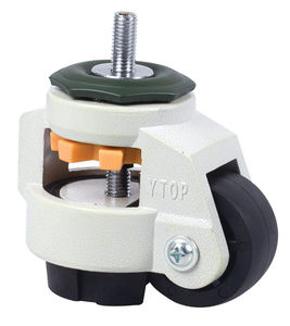 40/60/80/100/120/150mm Industrielle drehbare Nivel lier räder Footmaster <span class=keywords><strong>Caster</strong></span> Nivel lier rollen Rad Einstellbare <span class=keywords><strong>Nylon</strong></span>-Lenkräder - Product Image 2