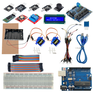 Kit de démarrage OKY1051 Dmart pour débutants en bricolage avec capteurs LED et plaque d'expérimentation - Product Image 1