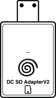 Lecteur de carte SD/TF avec adaptateur pour Dreamcast Shell Boot Loader V2 pour console de jeu rétro Dreamcast DC