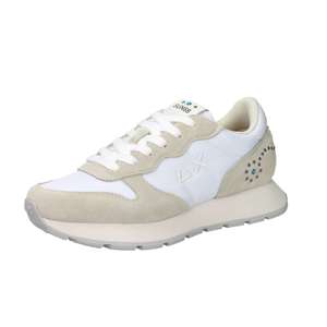 Baskets Sun68 Donna blanches, talon de 3,5 cm, tailles 36, 37, 38, 39, 40, 41, 42, chaussures tendance en toile - Product Image 4