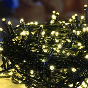 New <b>Garden</b> Outdoor 400L Warm White Led <b>String</b> Lights with Waterproof Timer IP44 Adapter for Christmas Decoration fairy Lights - Product Image 2