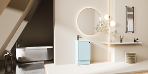Armoire de salle de bain sur pied <span class=keywords><strong>MEBO</strong></span> Mini 460 avec porte en I - Product Image 2