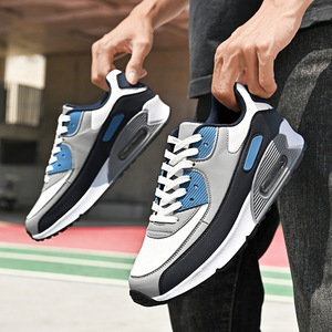 Zapatillas de Baloncesto para Hombre Max90 con Suela Gruesa, Punta Redonda, Parte Superior Sintética, Suela de Goma, Entresuela Acolchada de EVA, para Todas las Temporadas, con Cordones - Product Image 2