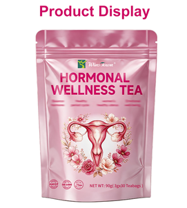 Tisana Erboristica per <span class=keywords><strong>il</strong></span> Benessere Quotidiano Femminile, Miscela Botanica Naturale Senza Caffeina, Tè Floreale Rinfrescante, Confezione Personalizzata - Product Image 1