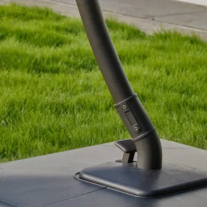 Parasols résistants au <span class=keywords><strong>vent</strong></span> de <span class=keywords><strong>parasol</strong></span> d'extérieur en aluminium de <span class=keywords><strong>grand</strong></span> jardin commercial de 3m pour le restaurant d'hôtel de cour de patio - Product Image 5