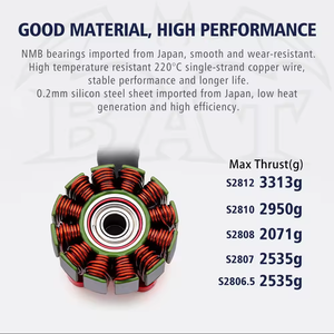 SURPASS Hot Sale S2806.5 2807 2808 2810 2812 <b>Drone</b> Motor Multi-Axis 7inch Quadcopter for RC <b>Drones</b> <b>Accessories</b> - Product Image 3